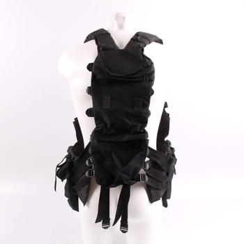 Nosný systém s batohem a kapsami černý