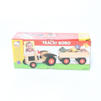 Traktor s přívěsem abeceda Bino 82077