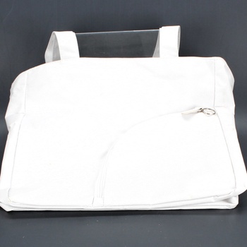 Dámská taška látková bílé barvy