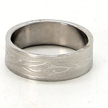 Ocelový prsten z nerez oceli 22,5 mm
