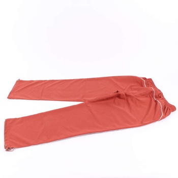 Dámské kalhoty oranžové s bílým detailem