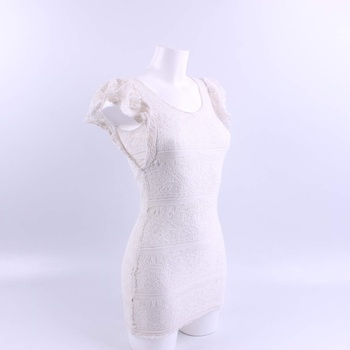 Dámské mini šaty Amisu odstín bílé