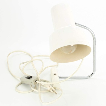 Stolní lampička retro bílá