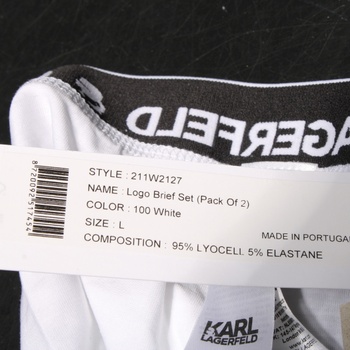 Dámské kalhotky bílé Karl Lagerfeld 211W2127