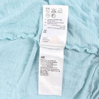 Dámský krátký cardigan H&M světle modrý