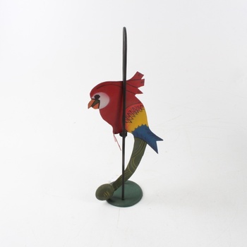 Dekorace - kyvadlo papoušek 