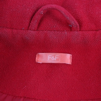 Dámský kabát F&F odstín červené