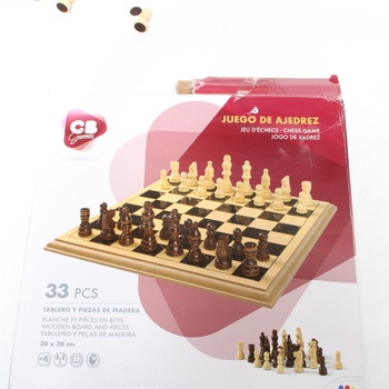 Dřevěné šachy ColorBaby 43635 
