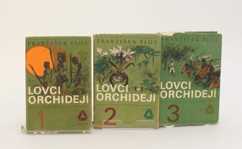 3 knihy Lovci orchidejí - František Flos