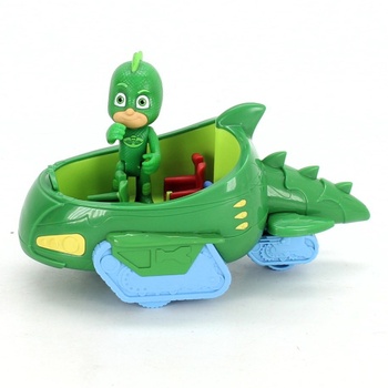 Autíčko PJMASKS zelené s figurkou