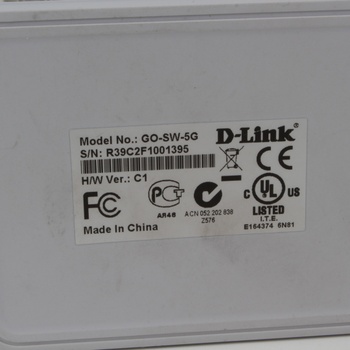 Switch D-Link GO-SW-5G bílý