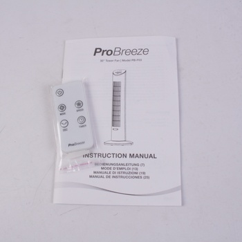 Sloupový ventilátor ProBreeze PB-F03-EU bílý