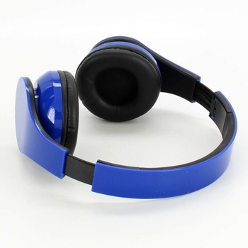 Bezdrátová sluchátka bluetooth modrá