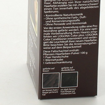 Barva na vlasy Logona naturkosmetik černá