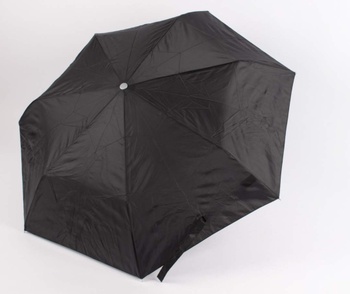 Deštník skládací černé barvy