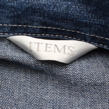 Dámská bunda Items džínová odstín modré
