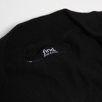 Pánský černý svetr na zip Find PHRM3195