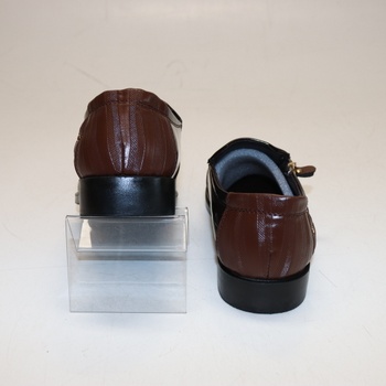 Pánská společenská obuv černo-hnědá vel.42