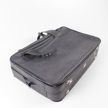 Cestovní kufr růžovo modro šedý