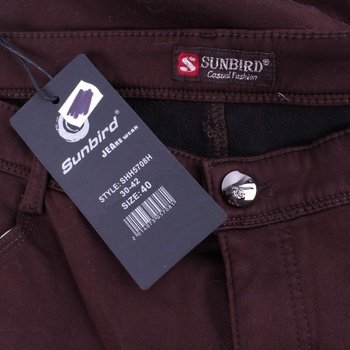 Dámské zateplené kalhoty Sunbird vínové
