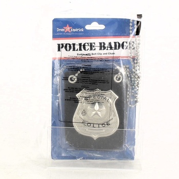 Detský odznak Dress Up America Police Badge