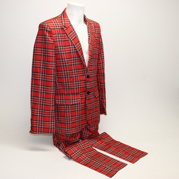 Červený pánský oblek Smiffys 50790