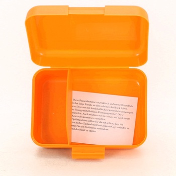Plastový svačinový box s T-Rexem oranžový