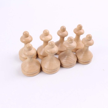 Dřevěné šachové figurky  