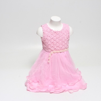 Dívčí šaty růžové vel.140