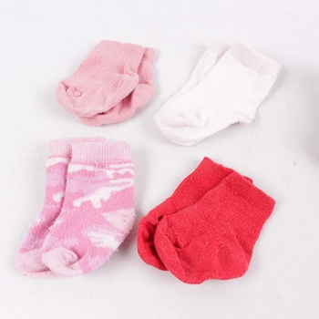 Dětské ponožky 12 párů + capáčky