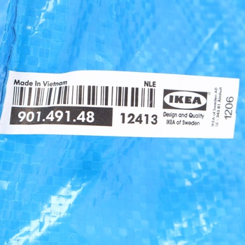 Velká nákupní taška IKEA modrá