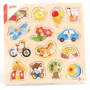 Dětské dřevěné puzzle Goki 57576