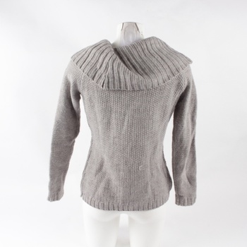 Dámský svetr s límcem Orsay šedý