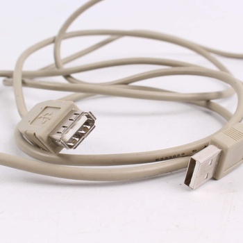Prodlužovací USB kabel šedý délka 170 cm
