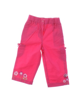 Kojenecké kalhoty Baby Croc plátěné růžové