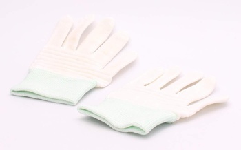 Prstové rukavice bílé