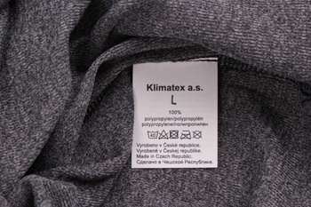 Pánské funkční tričko Klimatex šedé