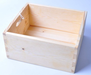 Dřevěný úložný box 