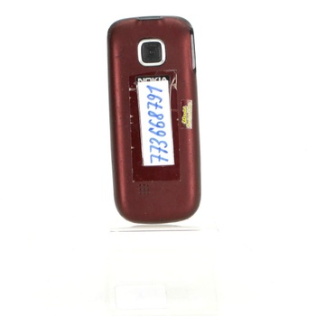 Mobilní telefon Nokia 2330C červenostříbrný