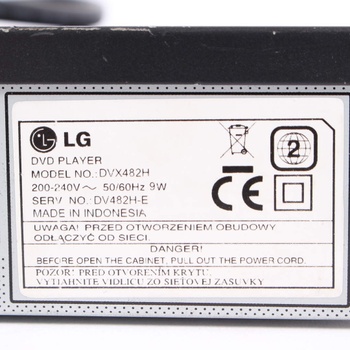 DVD přehrávač LG DVX482H   