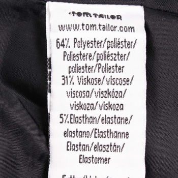Dámské sako Tom Tailor černé s pruhy