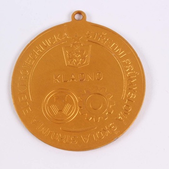 2 medaile Průmyslové školy Kladno