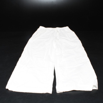 Lněné bílé kalhoty Icegrey