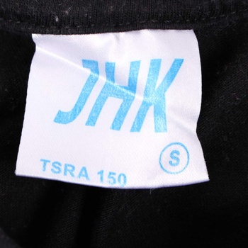 Pánské tričko JHK černé s bílým potiskem