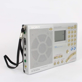 Rádio Sony ICF-SW7600GR stříbrné