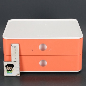 Zásuvkový box Han 1120-81 oranžový/bílý