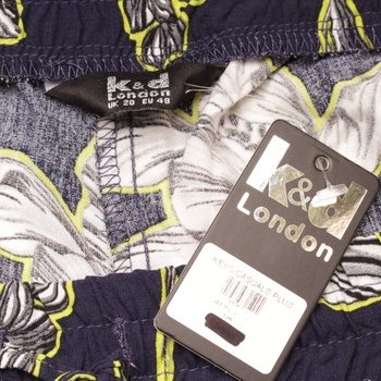 Dámské kalhoty K&D London odstín černé