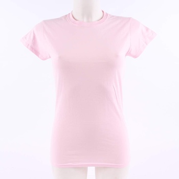 Dámské tričko Gildan světle růžové