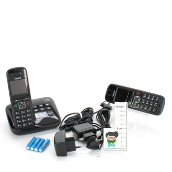 Bezdrátové telefony Gigaset AS690A Duo černé
