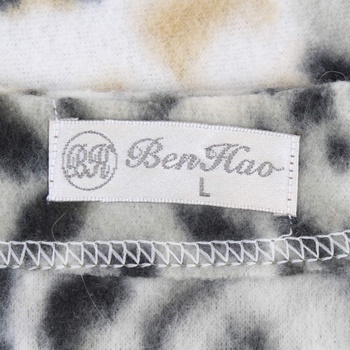 Dámská mikina Ben Hao odstín šedé a stříbrné